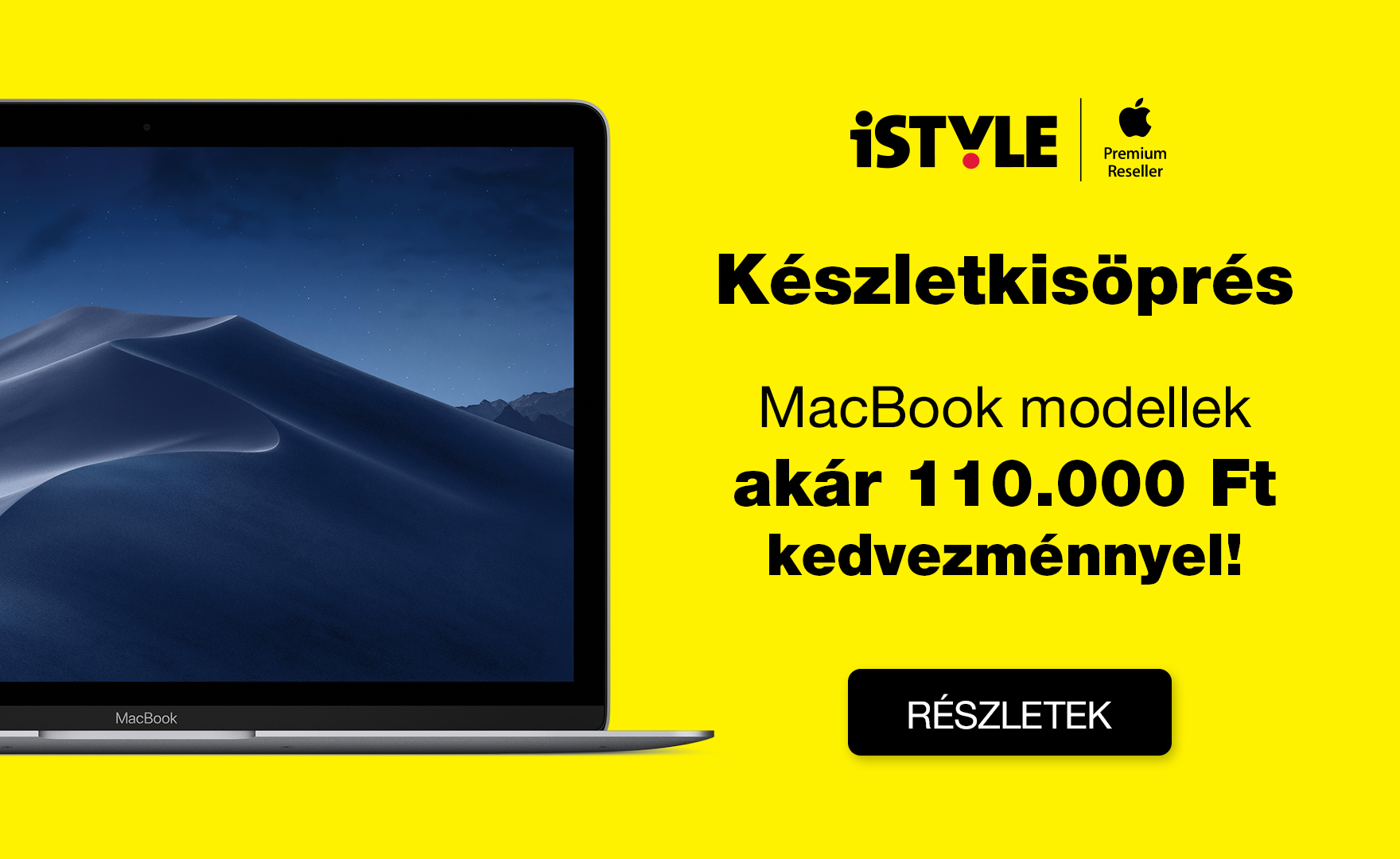 MacBook akár 110.000 Ft kedvezménnyel