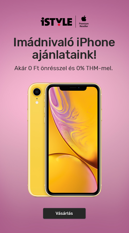 iPhone XR akár 0 Ft önrésszel és 0% THM-mel